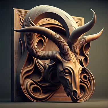 3D model horns (STL)